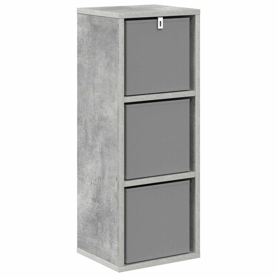 Dressoir met lade Beton Grijs 25,5 x 22 x 69,5 cm