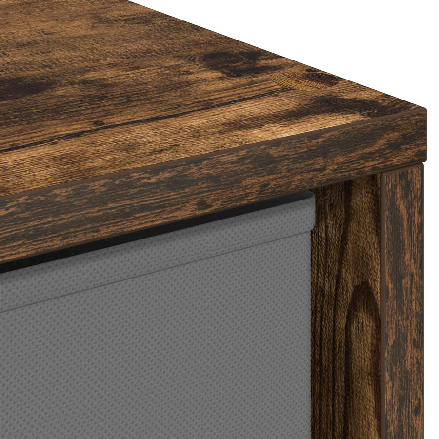 Dressoir met lade Gerookt eiken 25,5 x 22 x 69,5 cm