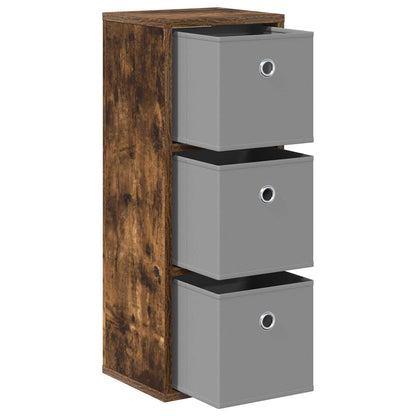 Dressoir met lade Gerookt eiken 25,5 x 22 x 69,5 cm