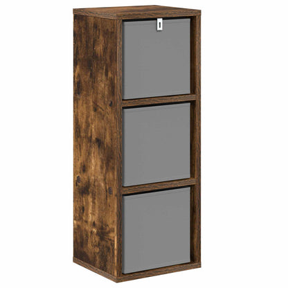 Dressoir met lade Gerookt eiken 25,5 x 22 x 69,5 cm