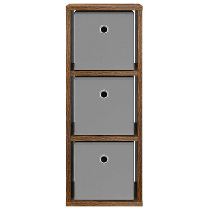 Dressoir met lade Gerookt eiken 25,5 x 22 x 69,5 cm