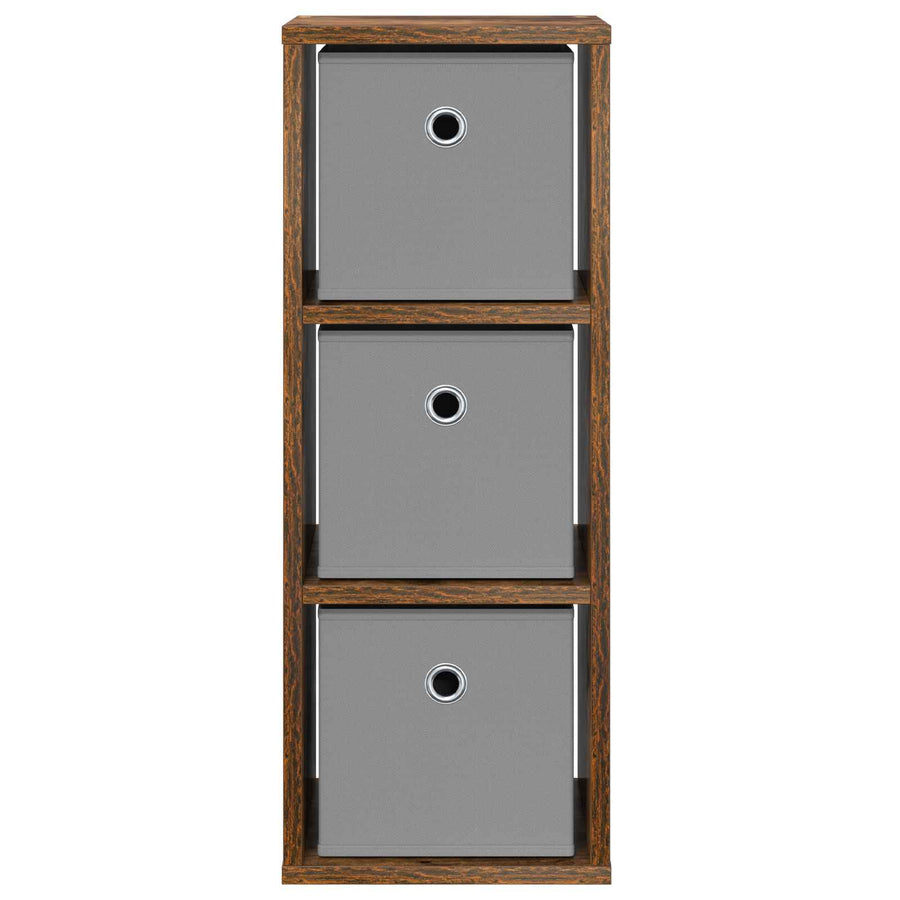 Dressoir met lade Gerookt eiken 25,5 x 22 x 69,5 cm
