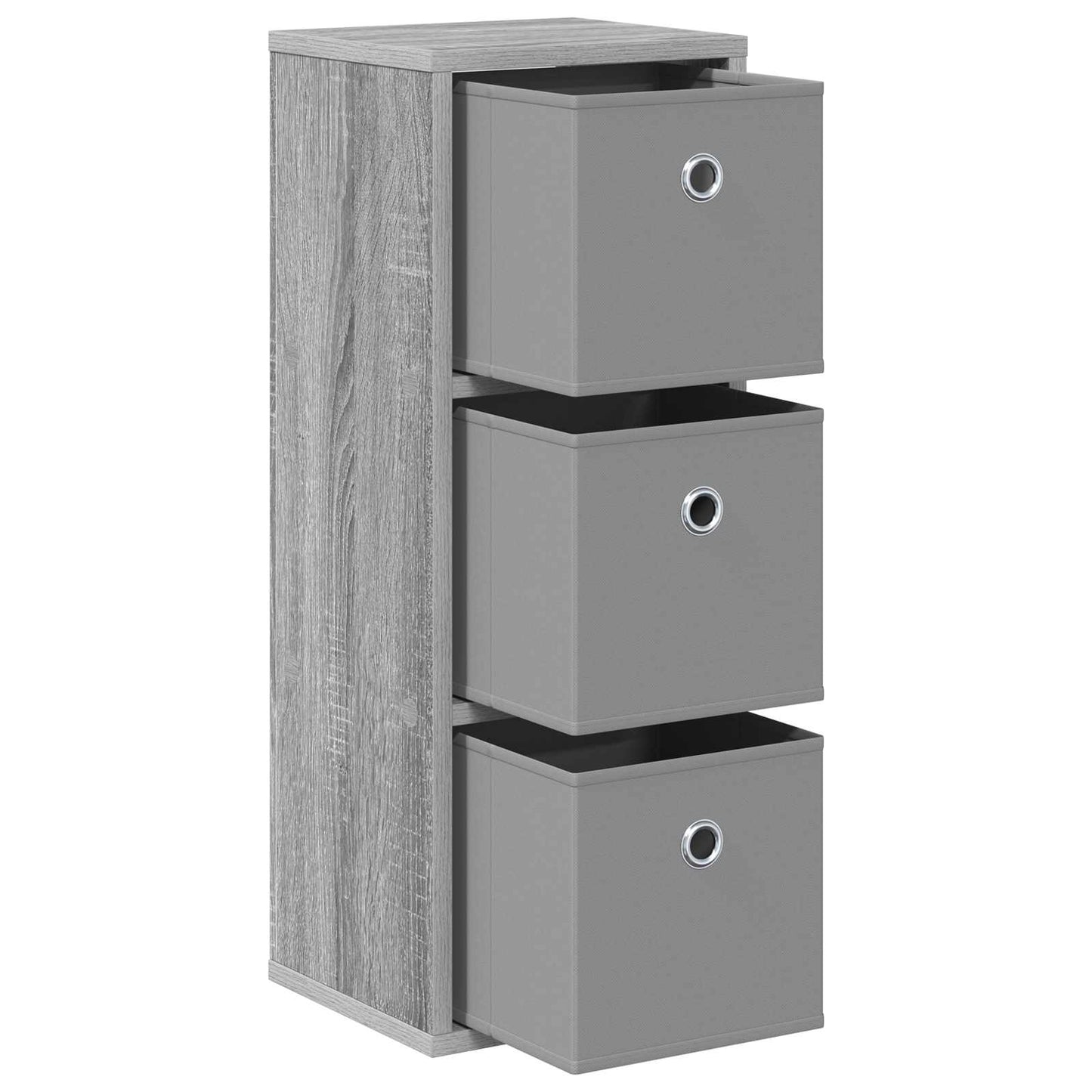 Dressoir met lade Grijs Sonoma 25,5 x 22 x 69,5 cm