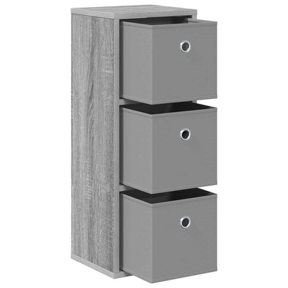 Dressoir met lade Grijs Sonoma 25,5 x 22 x 69,5 cm