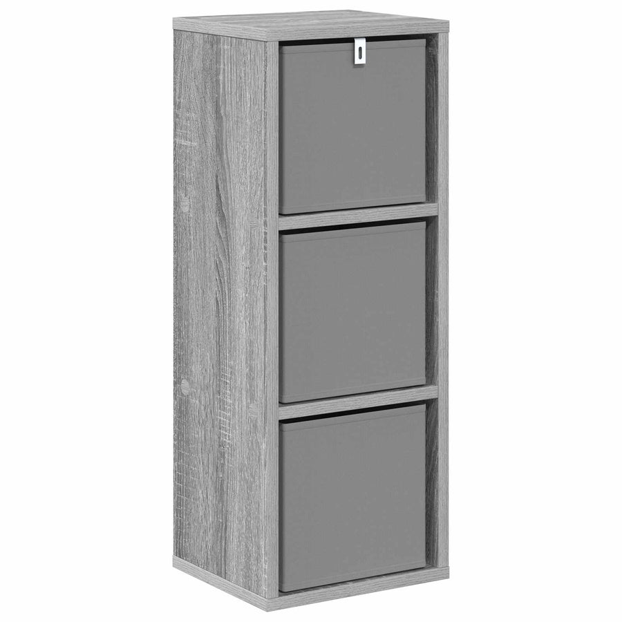 Dressoir met lade Grijs Sonoma 25,5 x 22 x 69,5 cm