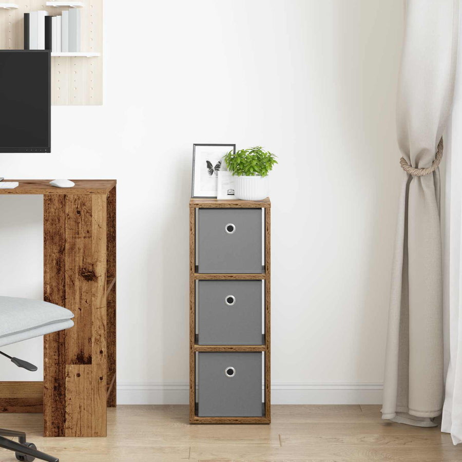 Dressoir met lade Oudhout 25,5 x 22 x 69,5 cm
