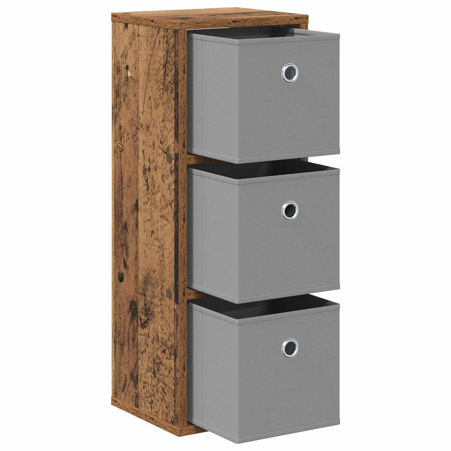 Dressoir met lade Oudhout 25,5 x 22 x 69,5 cm