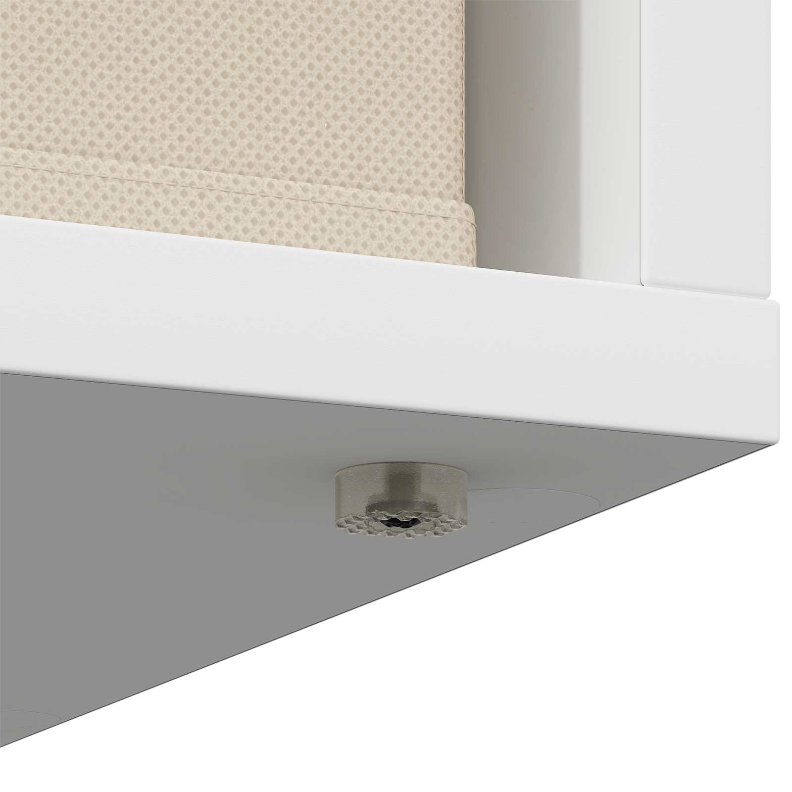 Dressoir met lade Wit 30,5 x 27 x 84,5 cm