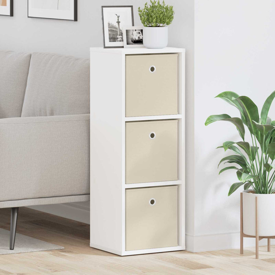 Dressoir met lade Wit 30,5 x 27 x 84,5 cm