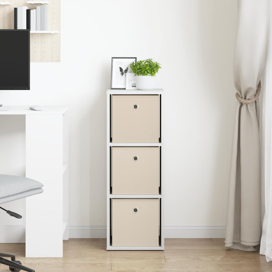 Dressoir met lade Wit 30,5 x 27 x 84,5 cm