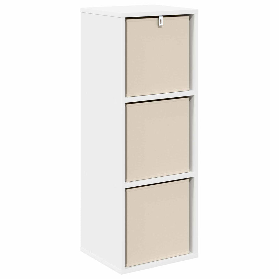 Dressoir met lade Wit 30,5 x 27 x 84,5 cm