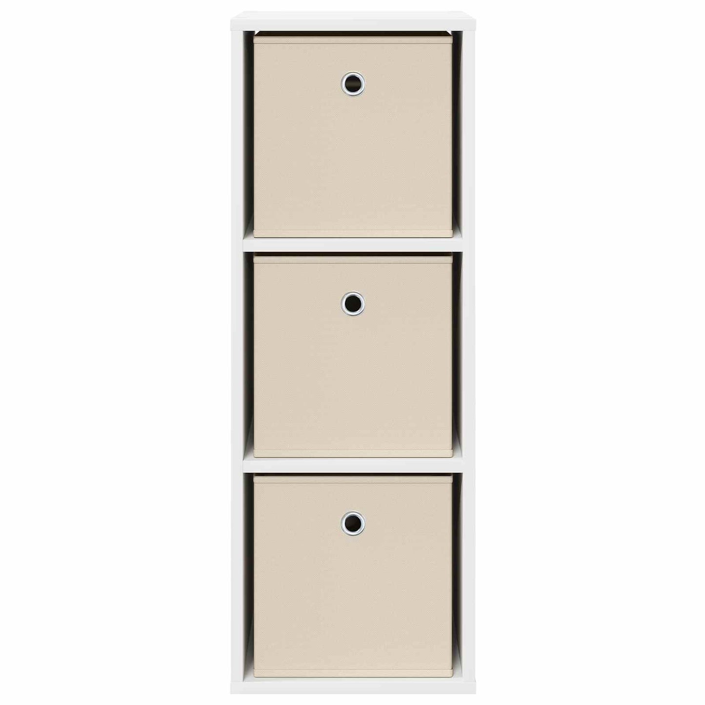 Dressoir met lade Wit 30,5 x 27 x 84,5 cm