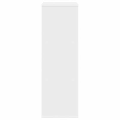 Dressoir met lade Wit 30,5 x 27 x 84,5 cm