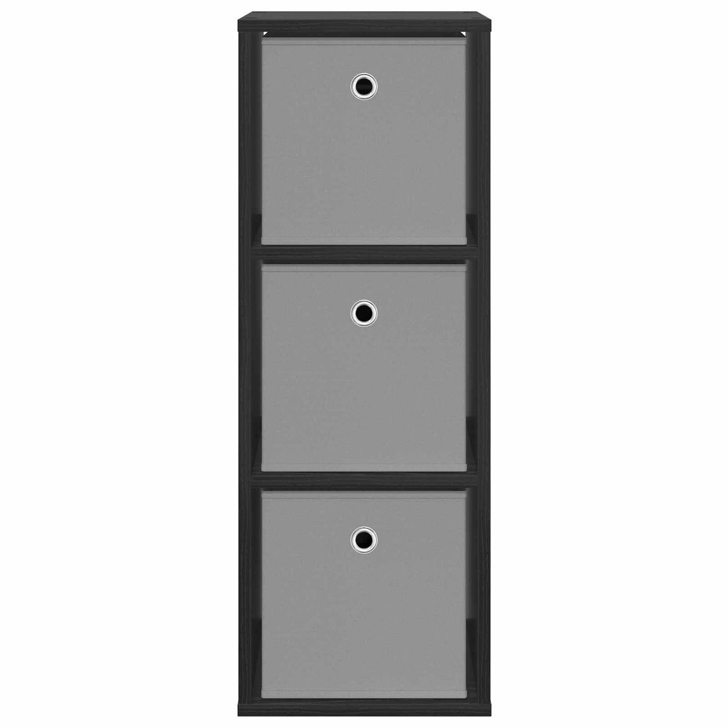 Dressoir met lade Zwart Eiken 30,5 x 27 x 84,5 cm