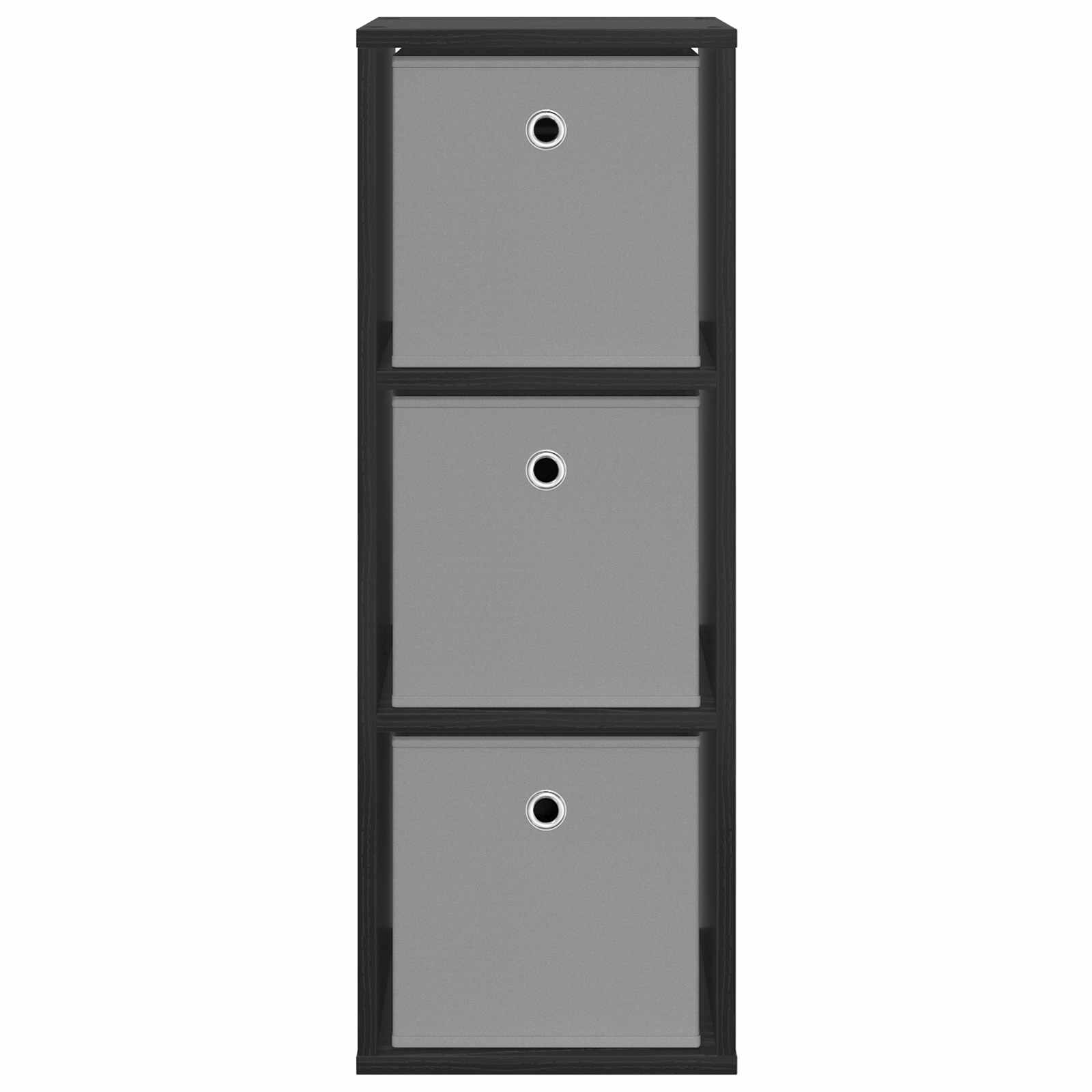 Dressoir met lade Zwart Eiken 30,5 x 27 x 84,5 cm
