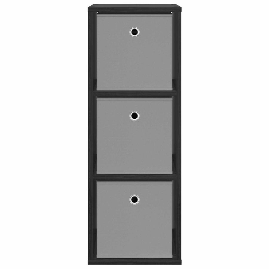 Dressoir met lade Zwart Eiken 30,5 x 27 x 84,5 cm