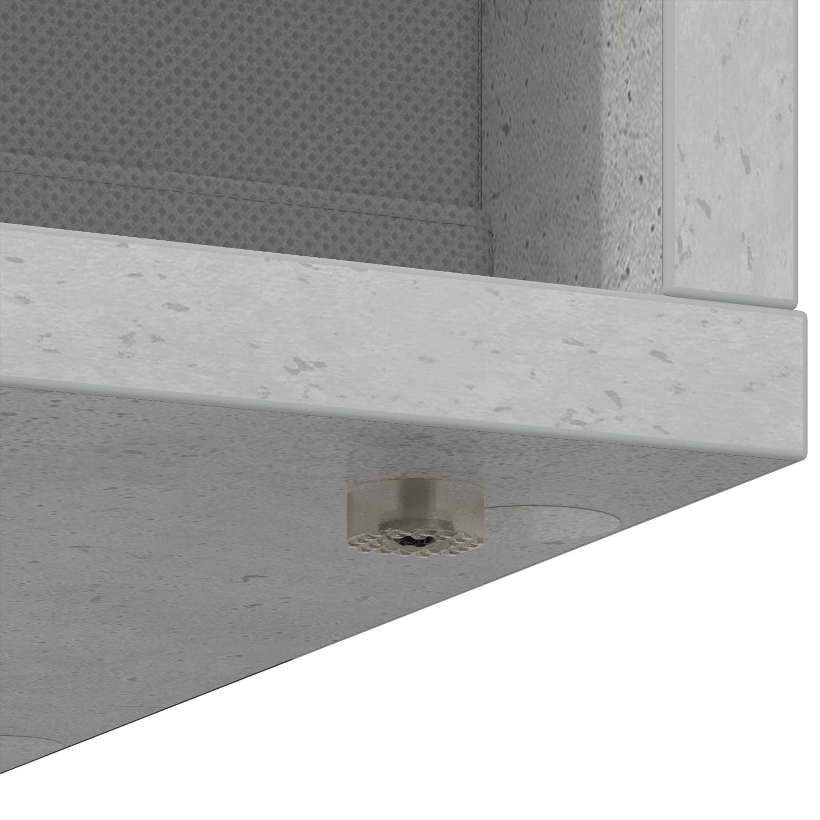 Dressoir met lade Beton Grijs 30,5 x 27 x 84,5 cm