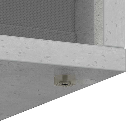 Dressoir met lade Beton Grijs 30,5 x 27 x 84,5 cm
