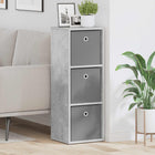 Sideboard with Drawer Concrete Grey 30.5 x 27 x 84.5 cm