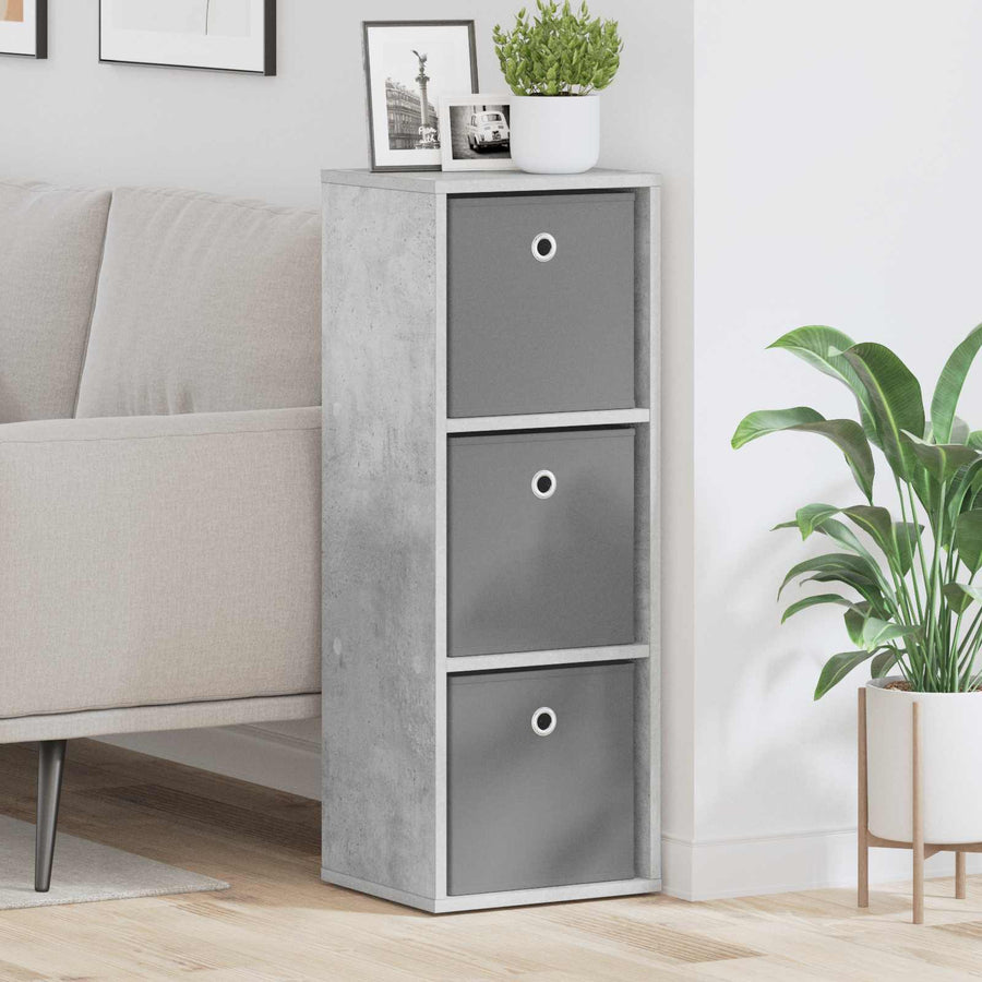 Dressoir met lade Beton Grijs 30,5 x 27 x 84,5 cm
