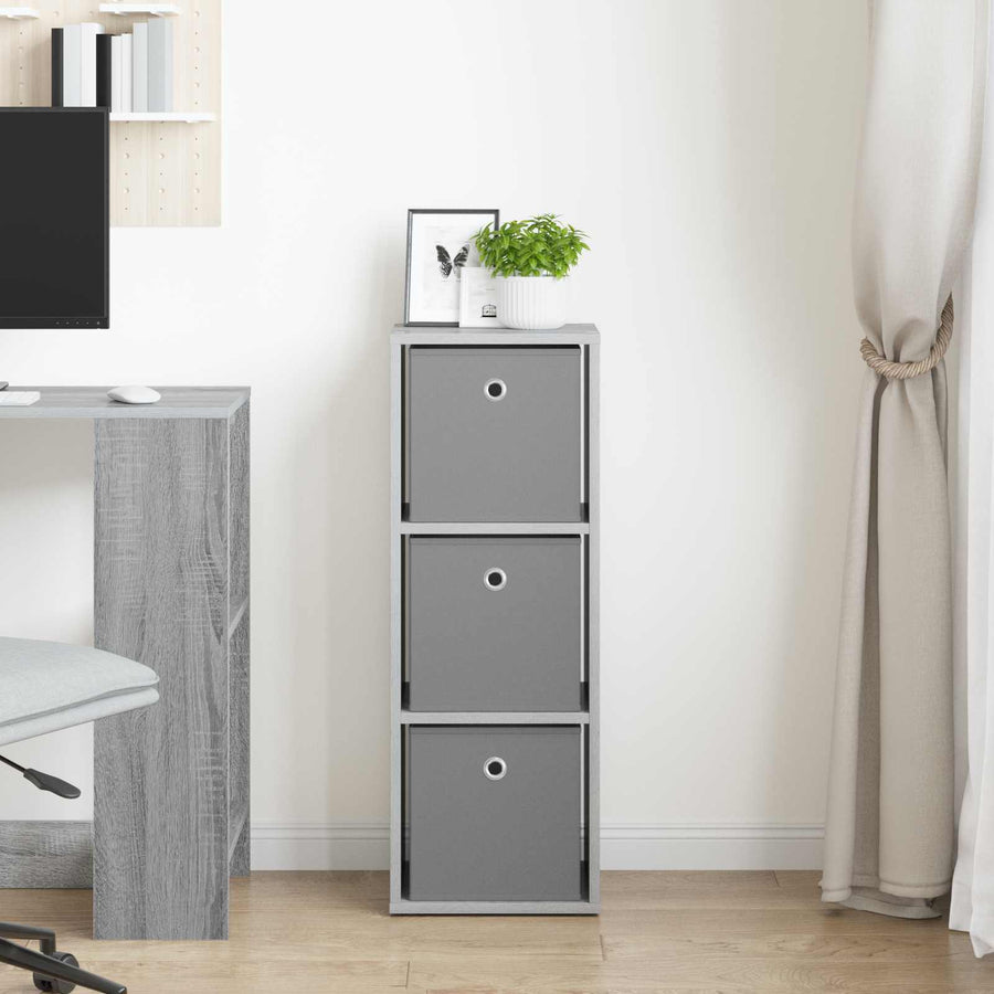 Dressoir met lade Beton Grijs 30,5 x 27 x 84,5 cm