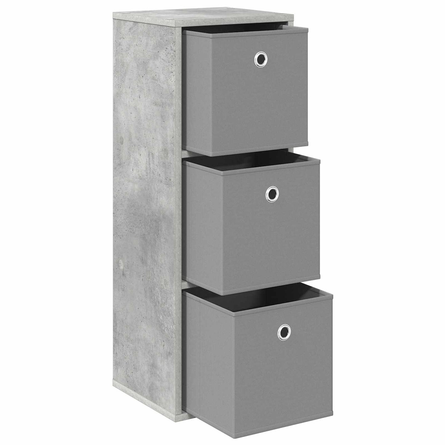 Dressoir met lade Beton Grijs 30,5 x 27 x 84,5 cm