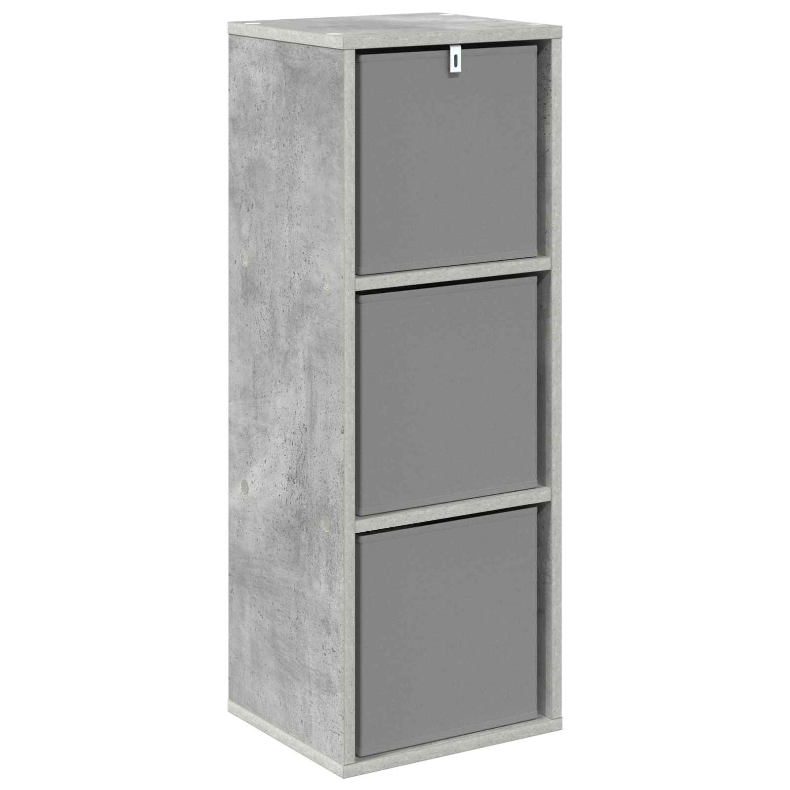 Dressoir met lade Beton Grijs 30,5 x 27 x 84,5 cm