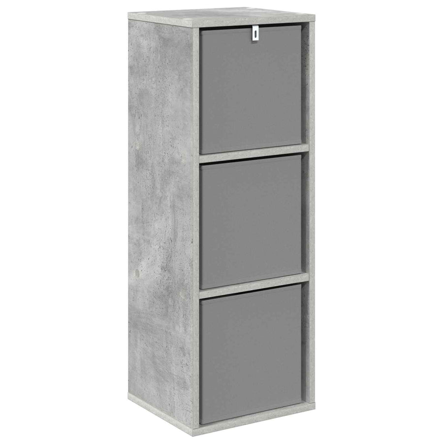 Dressoir met lade Beton Grijs 30,5 x 27 x 84,5 cm