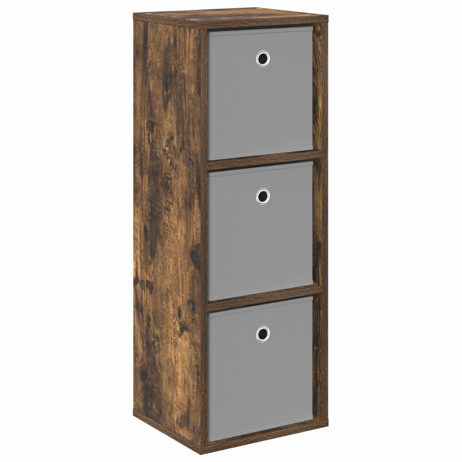 Dressoir met lade Gerookt eiken 30,5 x 27 x 84,5 cm