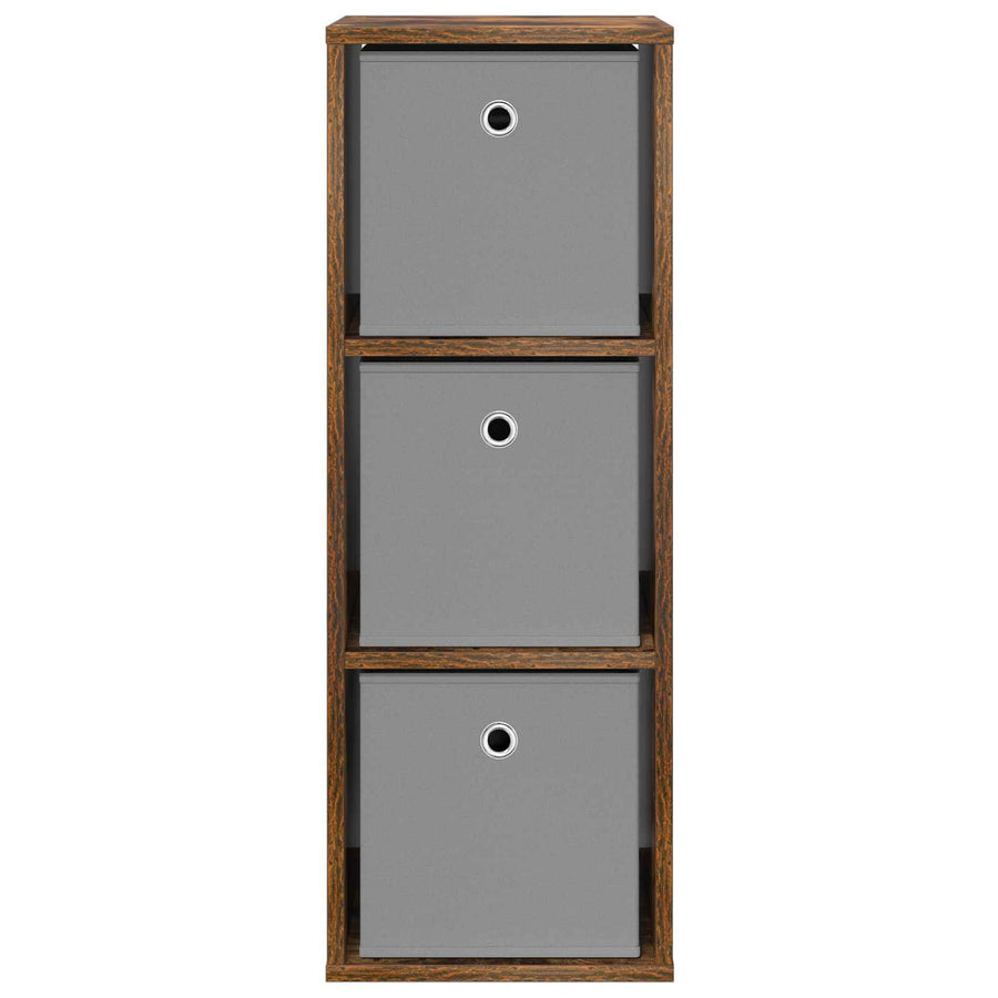 Dressoir met lade Gerookt eiken 30,5 x 27 x 84,5 cm