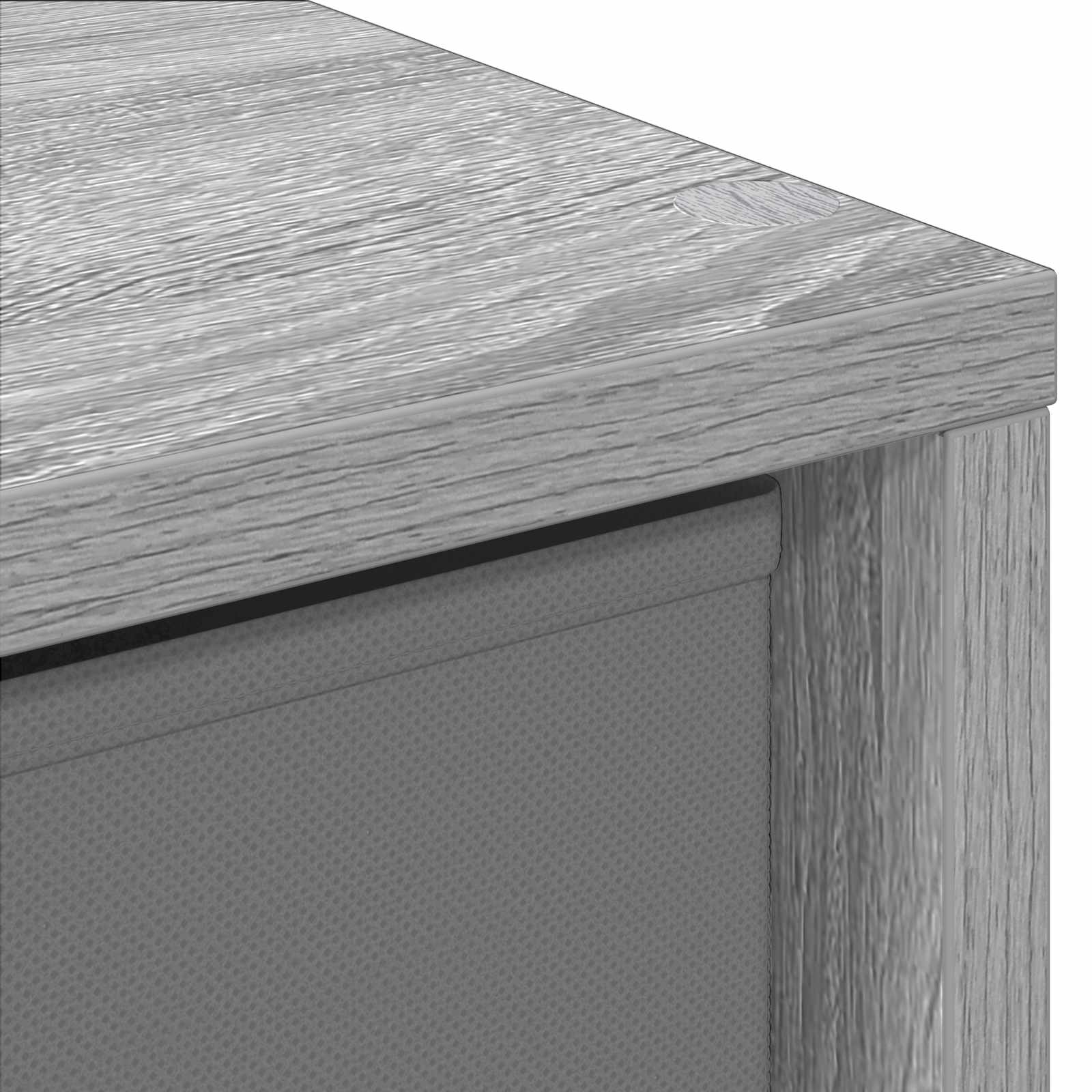 Dressoir met lade Grijs Sonoma 30,5 x 27 x 84,5 cm