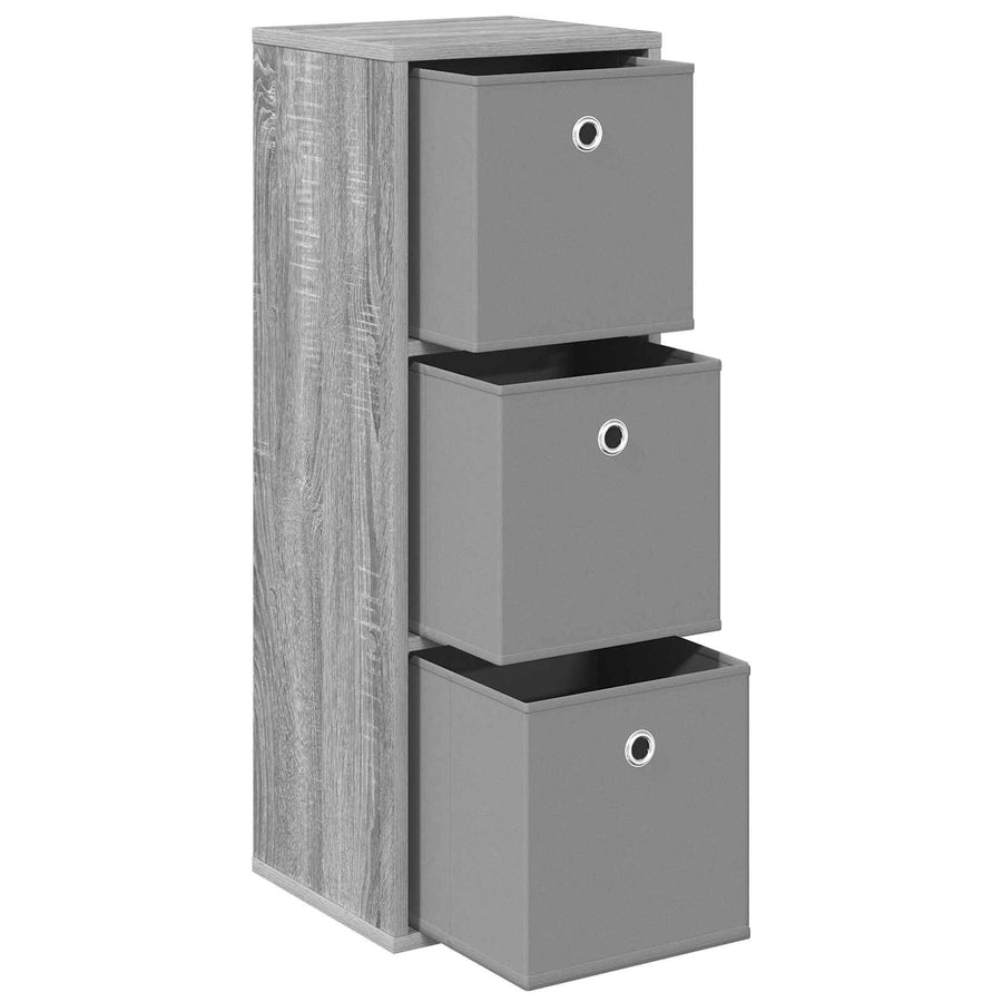 Dressoir met lade Grijs Sonoma 30,5 x 27 x 84,5 cm