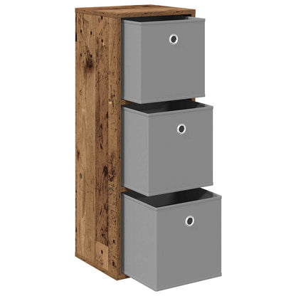Dressoir met lade Oudhout 30,5 x 27 x 84,5 cm