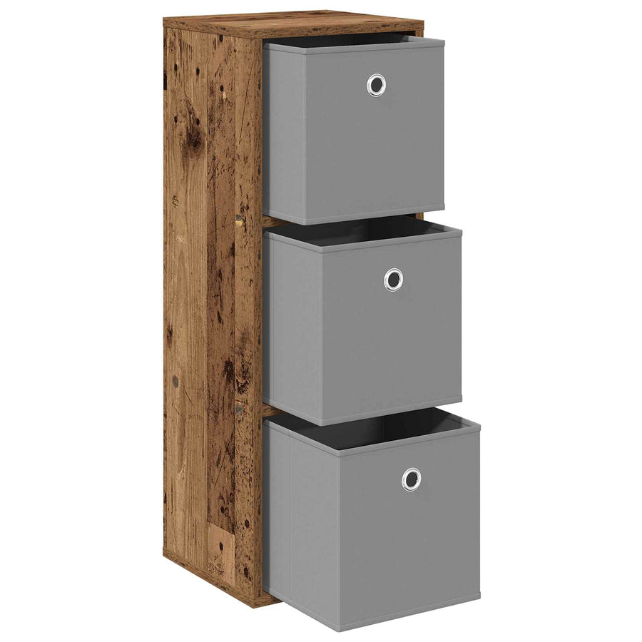 Dressoir met lade Oudhout 30,5 x 27 x 84,5 cm