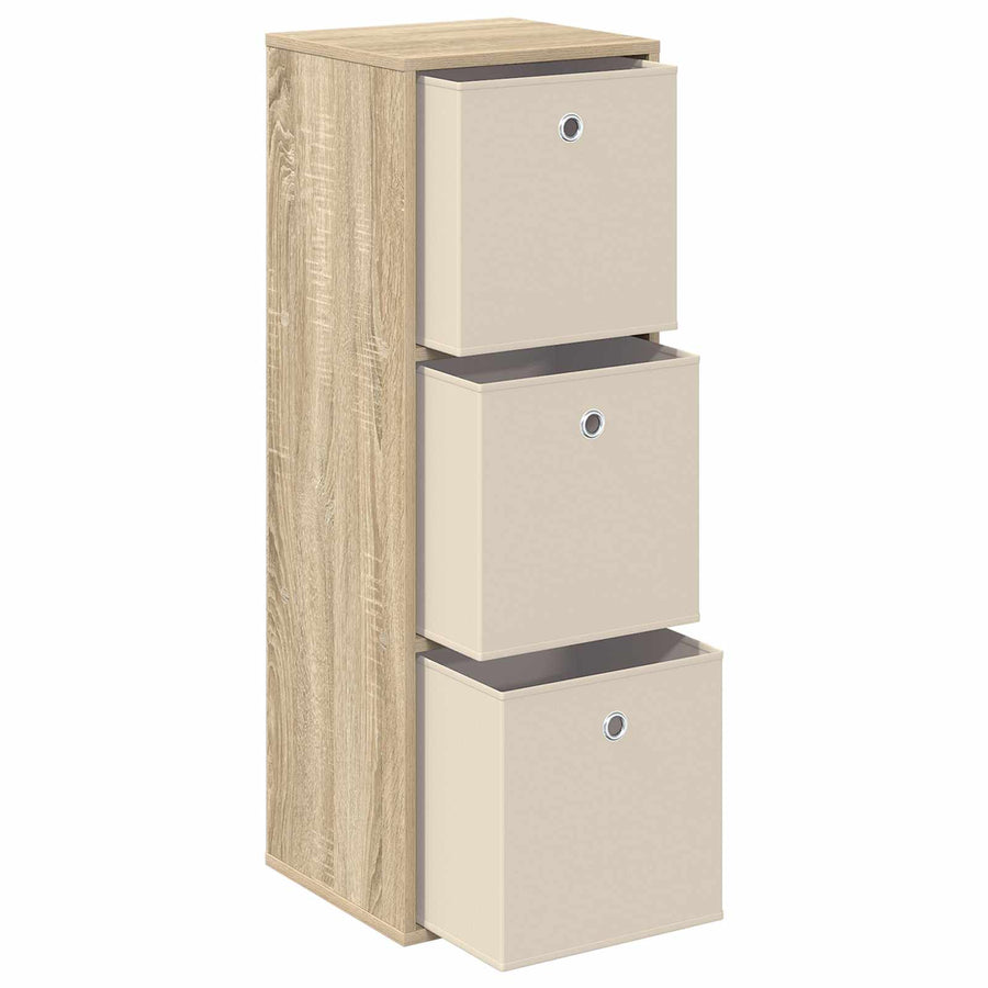 Dressoir met lade Sonoma Eiken 35 x 32 x 99,5 cm