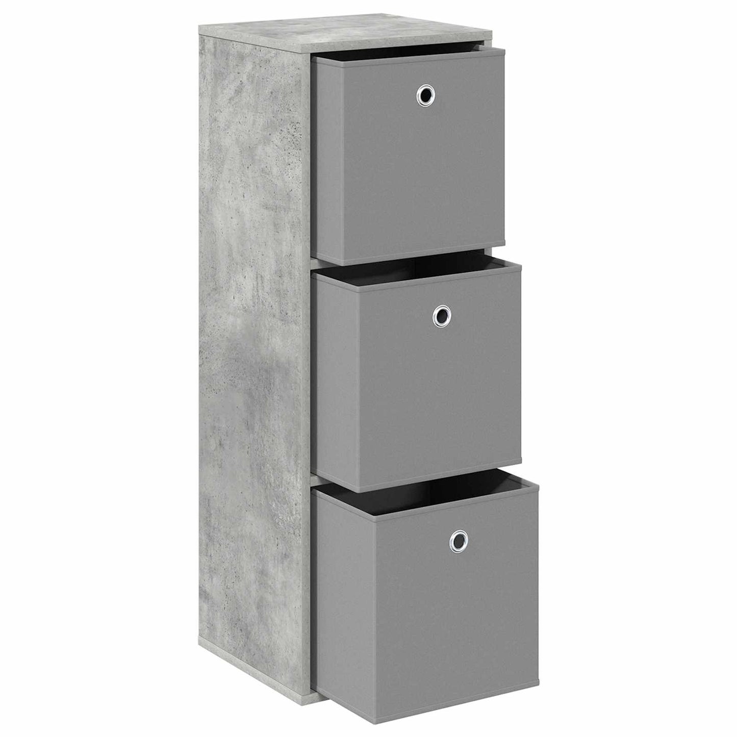 Dressoir met lade Beton Grijs 35 x 32 x 99,5 cm