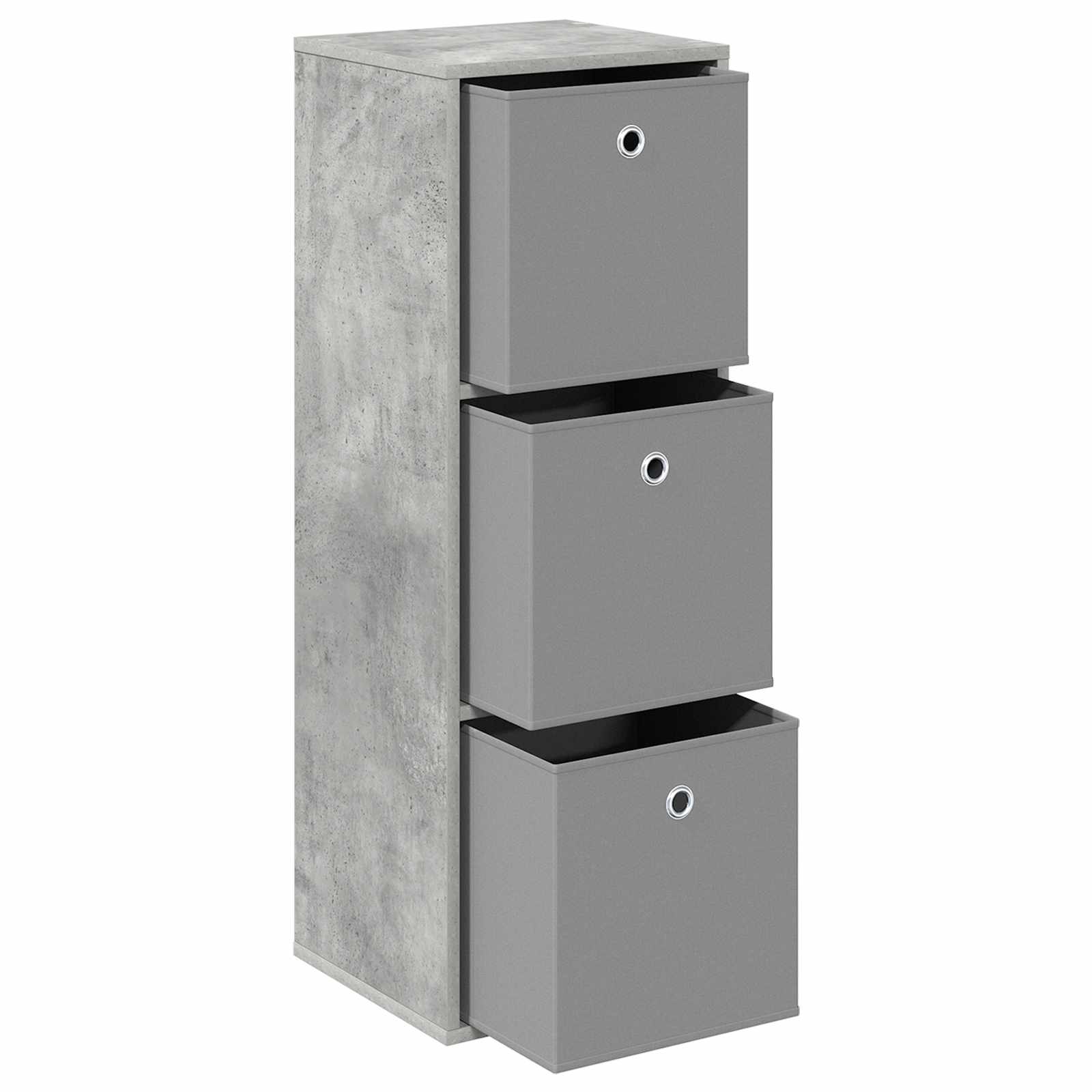 Dressoir met lade Beton Grijs 35 x 32 x 99,5 cm
