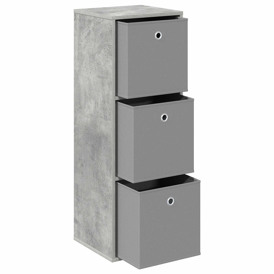Dressoir met lade Beton Grijs 35 x 32 x 99,5 cm