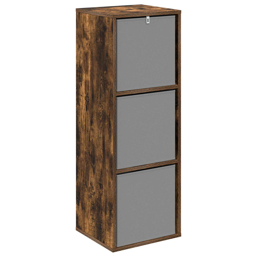 Dressoir met lade Gerookt eiken 35 x 32 x 99,5 cm