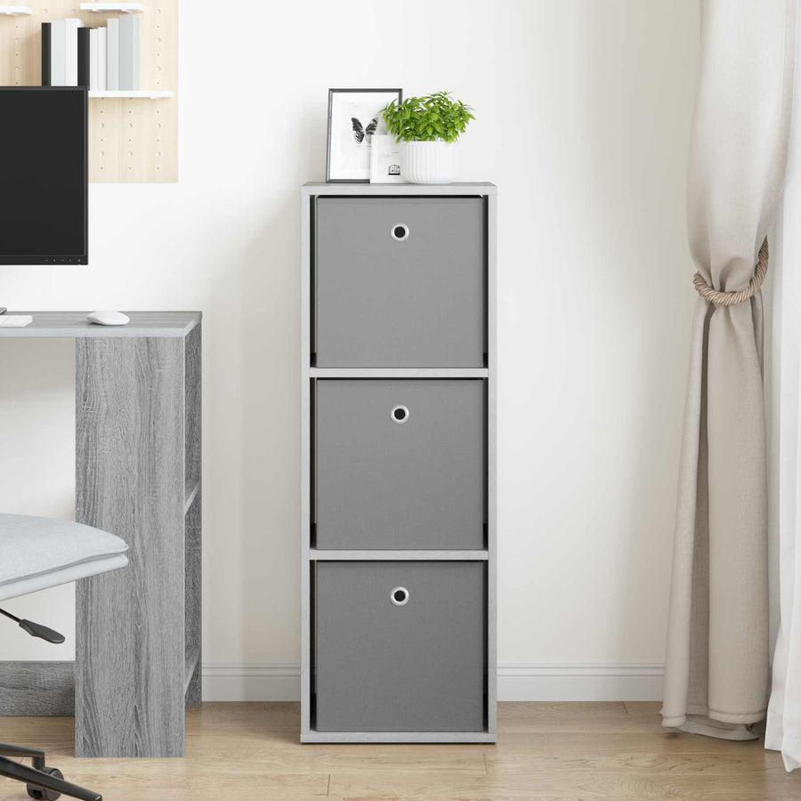 Dressoir met lade Grijs Sonoma 35 x 32 x 99,5 cm