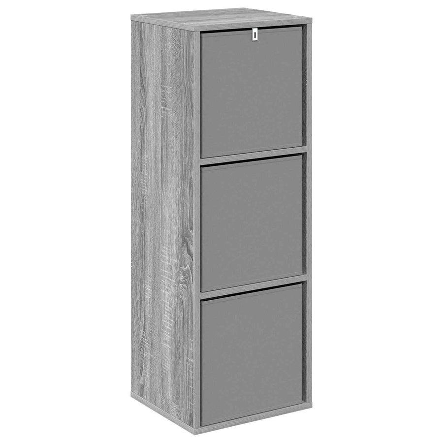 Dressoir met lade Grijs Sonoma 35 x 32 x 99,5 cm