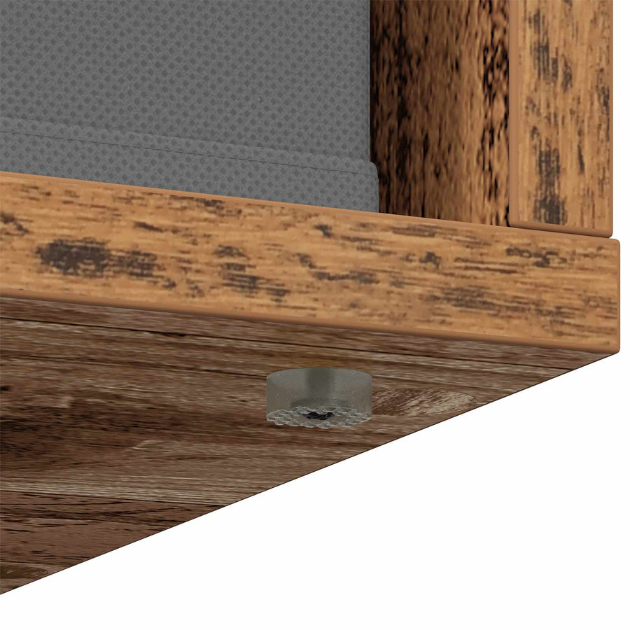 Dressoir met lade Oudhout 35 x 32 x 99,5 cm
