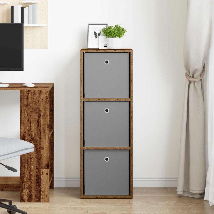 Dressoir met lade Oudhout 35 x 32 x 99,5 cm