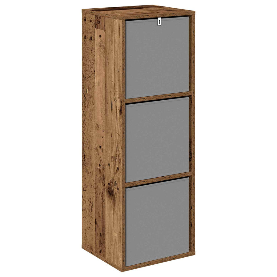 Dressoir met lade Oudhout 35 x 32 x 99,5 cm
