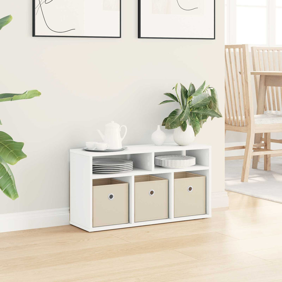Laagkast met lade Wit 72 x 22,5 x 38 cm
