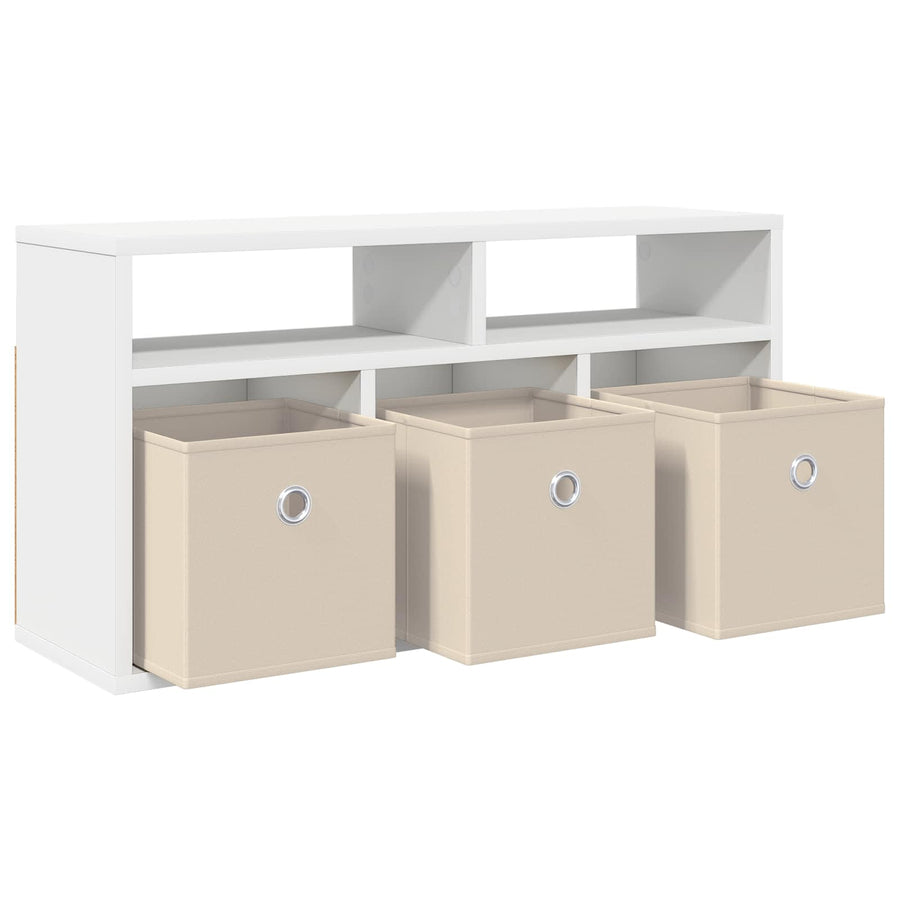 Laagkast met lade Wit 72 x 22,5 x 38 cm