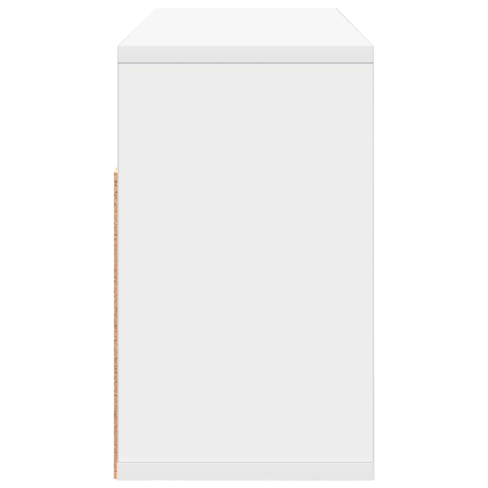 Laagkast met lade Wit 72 x 22,5 x 38 cm