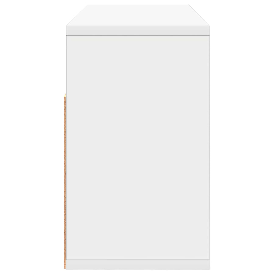 Laagkast met lade Wit 72 x 22,5 x 38 cm
