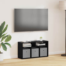 Laagkast met lade Zwart Eiken 72 x 22,5 x 38 cm