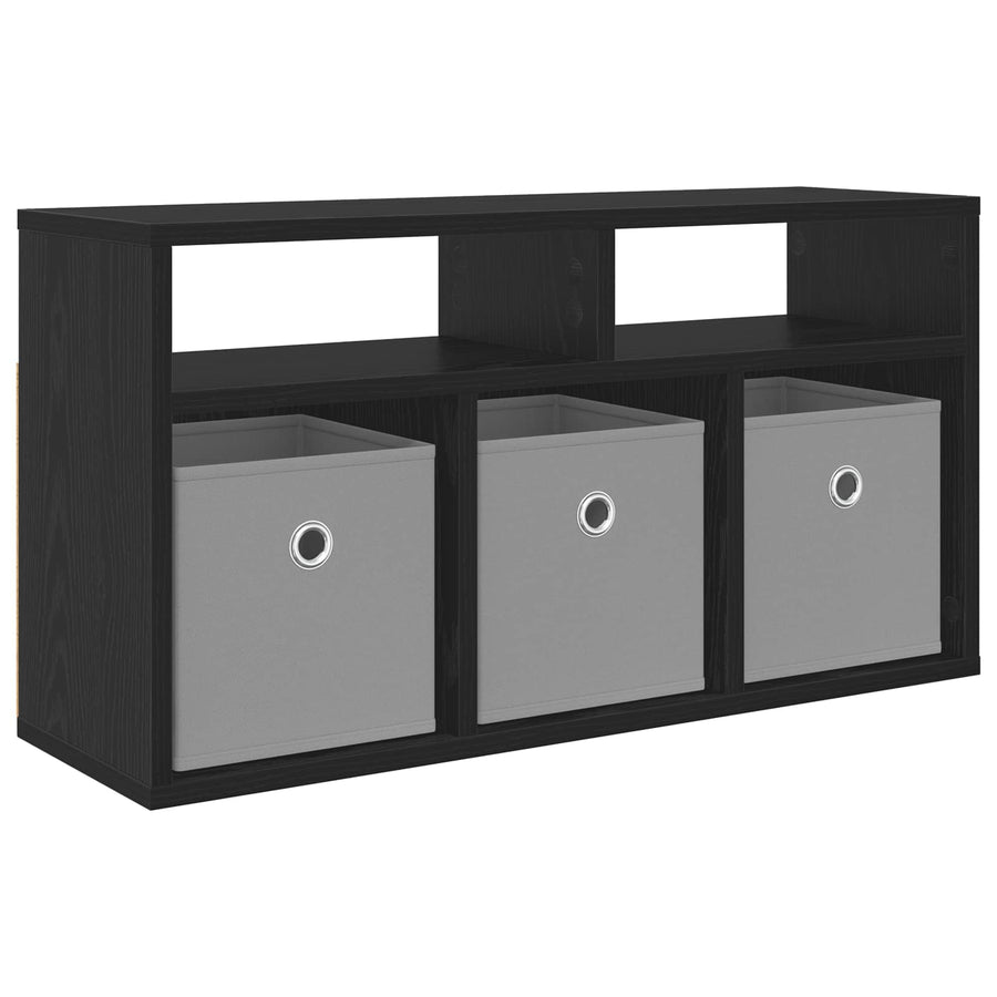 Laagkast met lade Zwart Eiken 72 x 22,5 x 38 cm